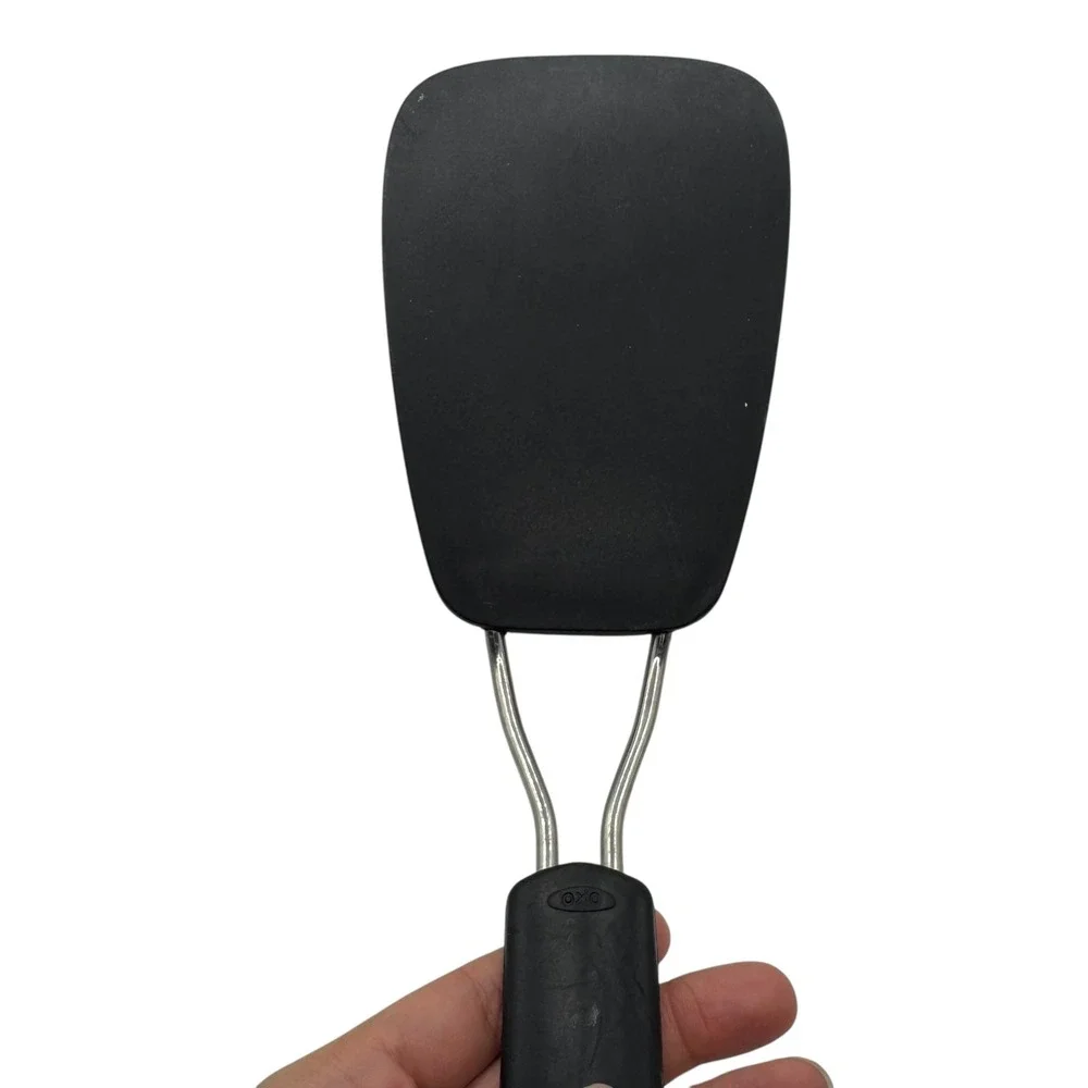 OXO Good Grips Black‎ Silicone Flexible Turner Spatula Stainless Steel Core G72Q